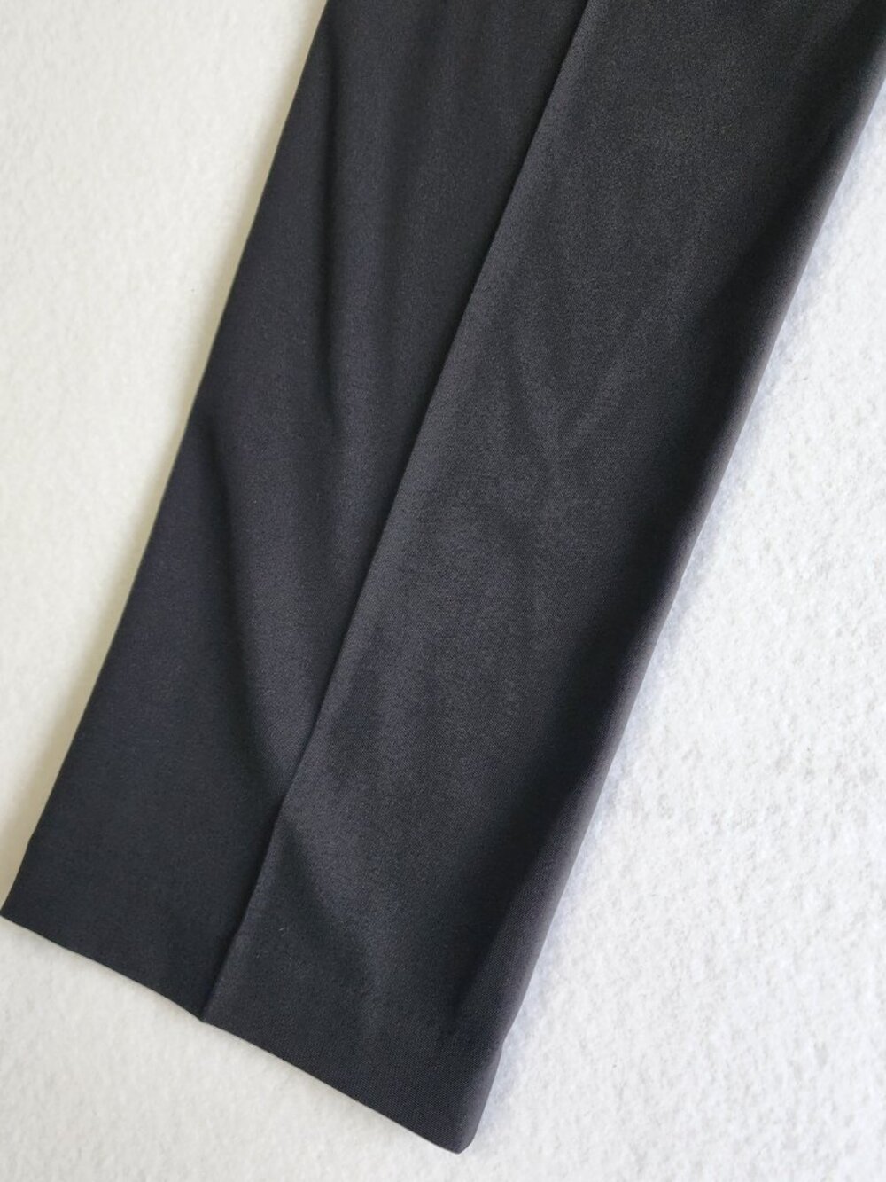 Van Heusen Slim Fit Dress Pants Black 34x30 Flex Flat Front Mens Trouser - Picture 2 of 15